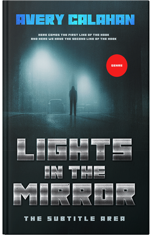 Front view of Timber Green #13742 - Premade Horror Book Cover