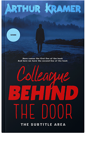 Pre Made Book Cover Brick Red