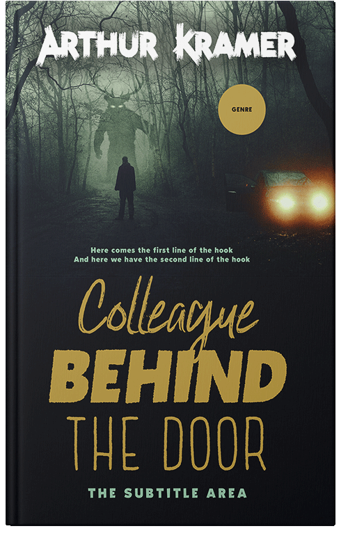 Front view of Premade Horror Book Cover - Husk