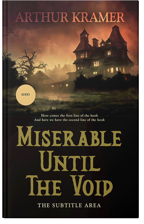 Front view of Premade Fantasy Book Cover - Twine