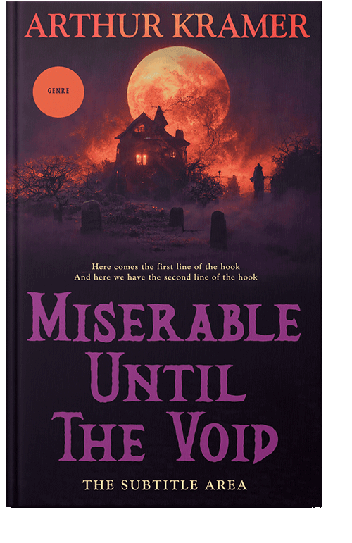 Front view of Fuzzy Wuzzy Brown #13755 - Premade Horror Book Cover