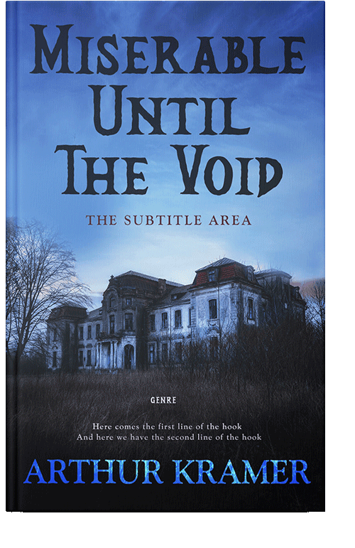 Front view of Steel Gray #13756 - Premade Mystery & Thriller & Suspense Book Cover