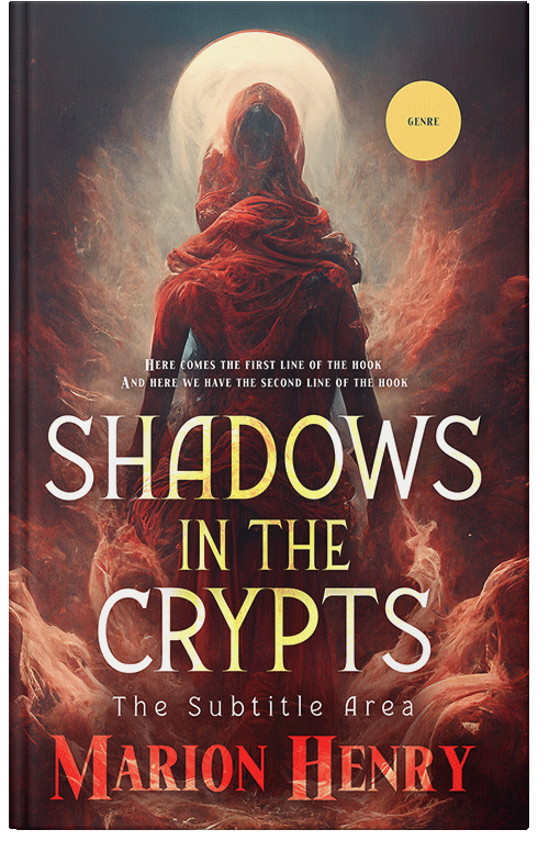 Front view of Crater Brown #13773 - Premade Apocalyptica Book Cover