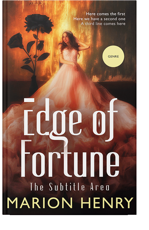 Front view of Cedar #13795 - Premade Fantasy Book Cover