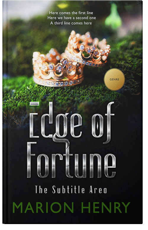 Front view of Premade Romance Book Cover - Vanilla