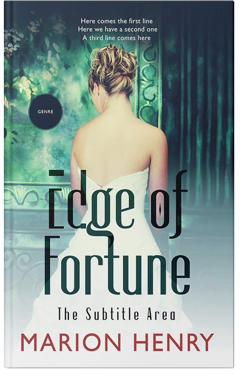 Front view of Premade Romance Book Cover - Big Stone