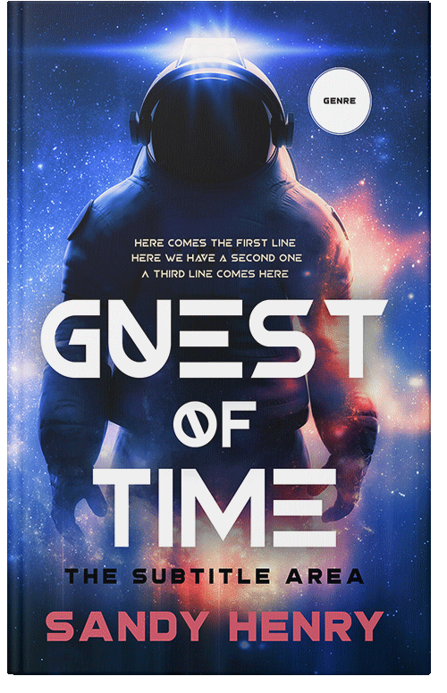 Front view of Careys Pink #13805 - Premade Science Fiction Book Cover