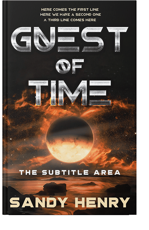 Front view of Whiskey #13806 - Premade Science Fiction Book Cover