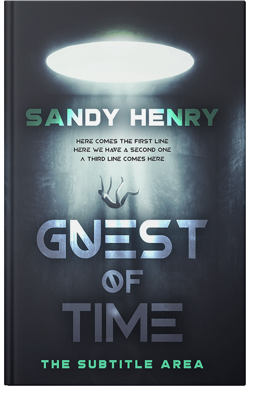 Front view of Charade #13808 - Premade Science Fiction Book Cover