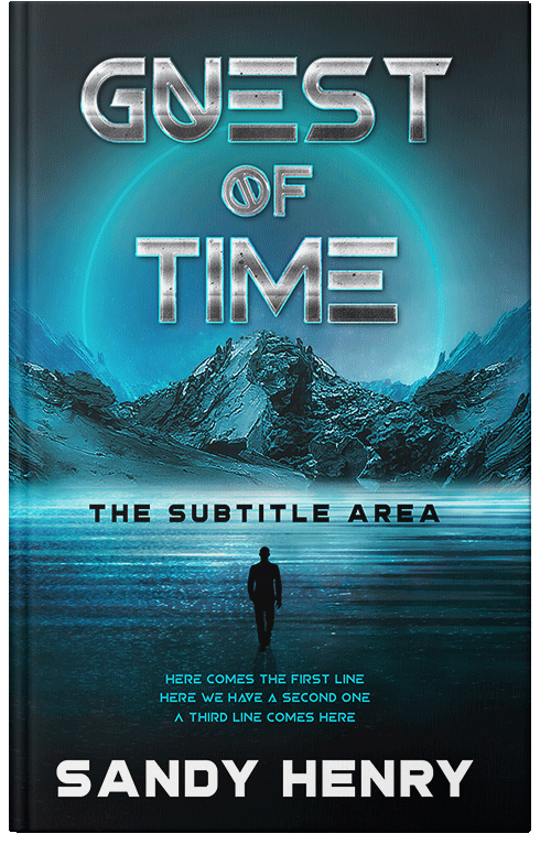 Front view of Elephant #13809 - Premade Science Fiction Book Cover