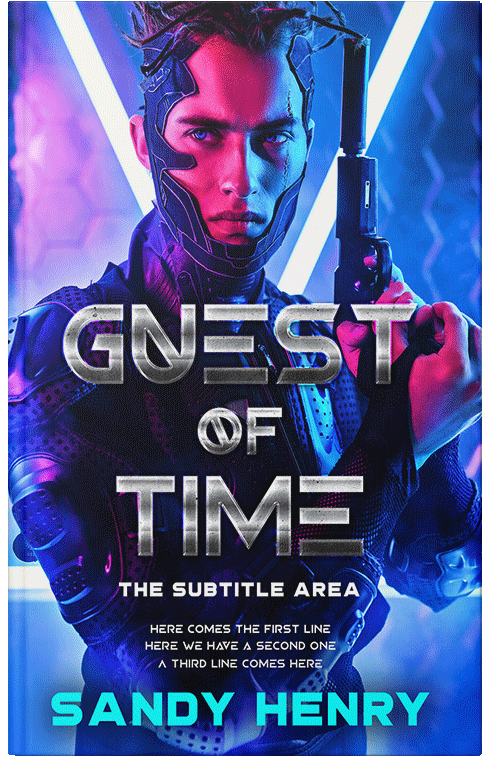 Front view of Premade Science Fiction Book Cover - Bunting