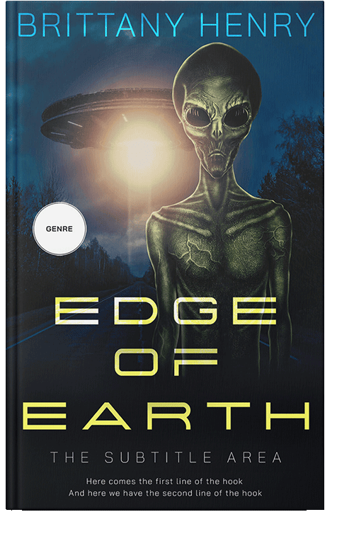 Front view of Mirage #13816 - Premade Science Fiction Book Cover