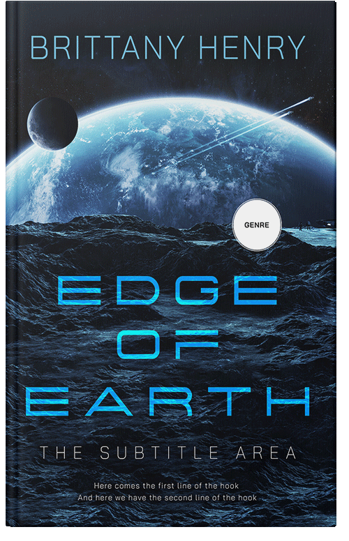 Front view of Premade Science Fiction Book Cover - Ebony