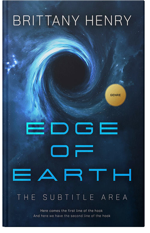 Front view of Blue Zodiac #13819 - Premade Science Fiction Book Cover
