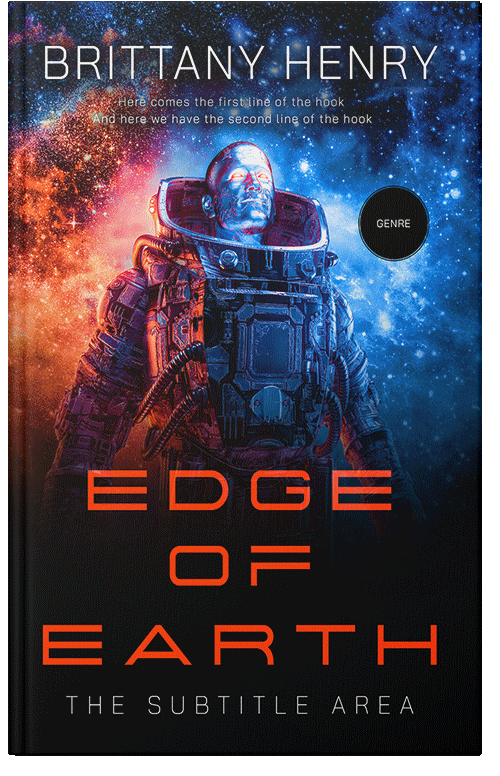 Front view of Premade Science Fiction Book Cover - Roman