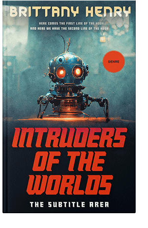 Pre Made Book Cover Terracotta