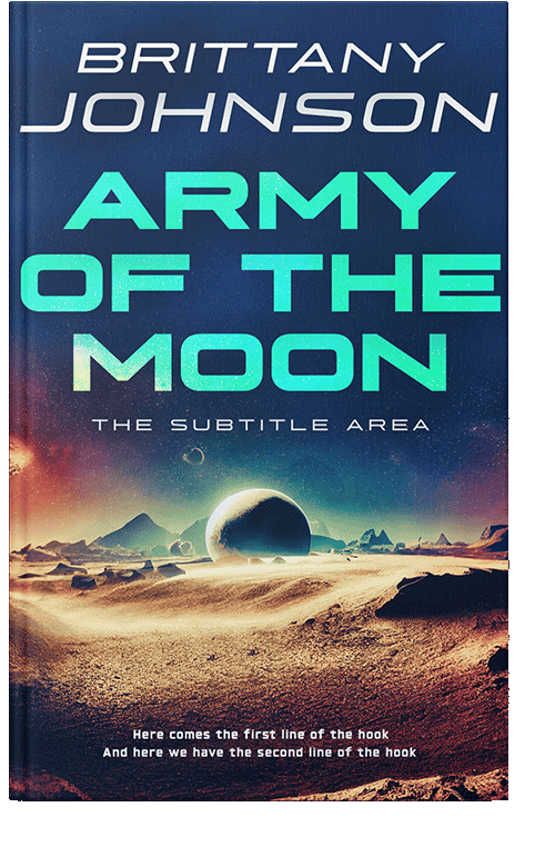 Front view of Biscay #13841 - Premade Science Fiction Book Cover