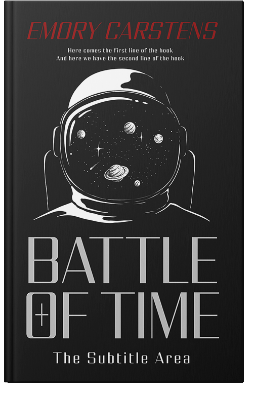 Front view of Cod Gray #13845 - Premade Science Fiction Book Cover