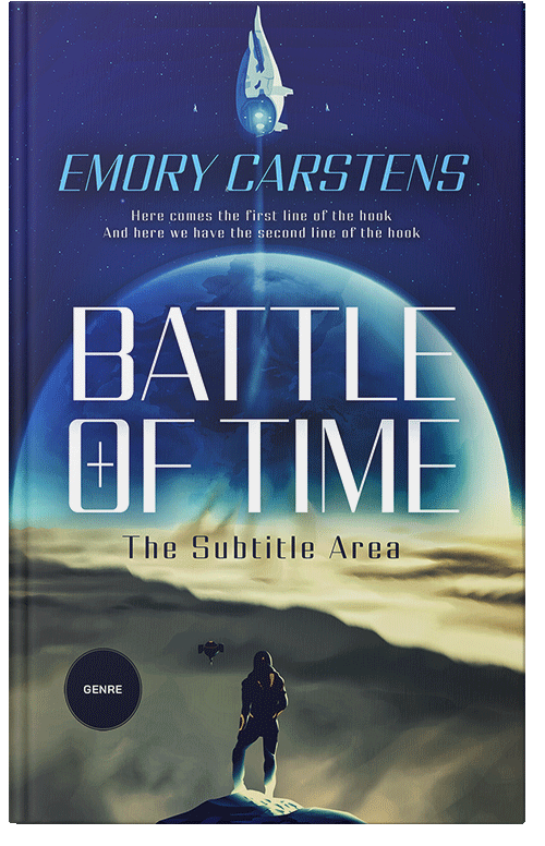 Front view of Rhino #13850 - Premade Science Fiction Book Cover