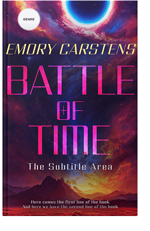 Pre Made Book Cover Valentino