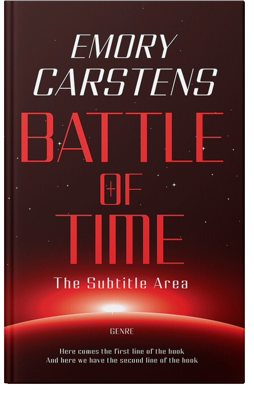 Front view of Valencia #13854 - Premade Apocalyptica Book Cover