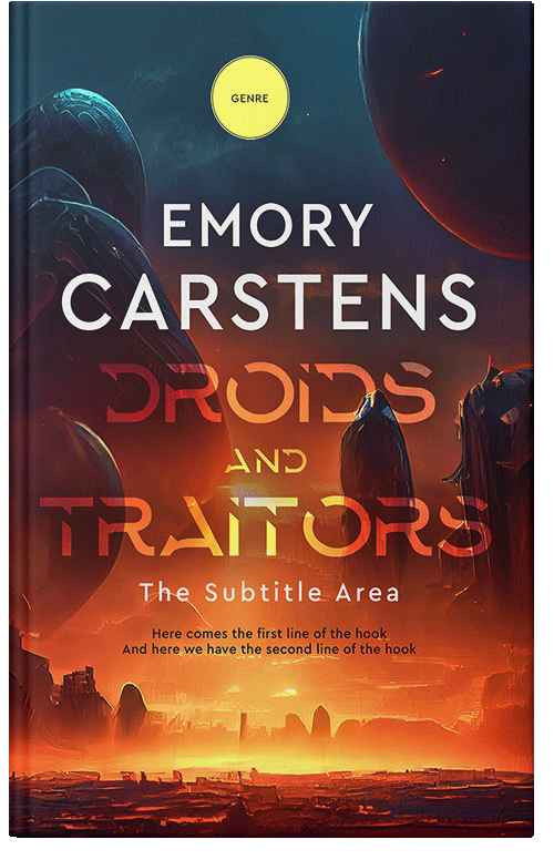 Front view of Premade Science Fiction Book Cover - Jaffa