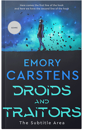 Pre Made Book Cover Ebony Clay