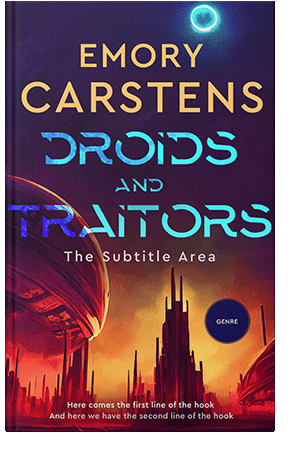 Pre Made Book Cover Terracotta