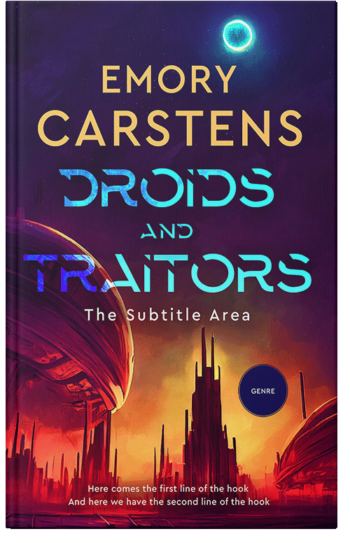 Front view of Terracotta #13864 - Premade Science Fiction Book Cover