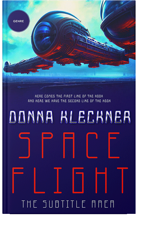 Front view of Deep Cove #13870 - Premade Science Fiction Book Cover