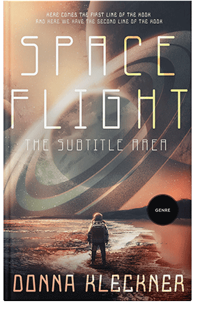 Pre Made Book Cover Sandrift