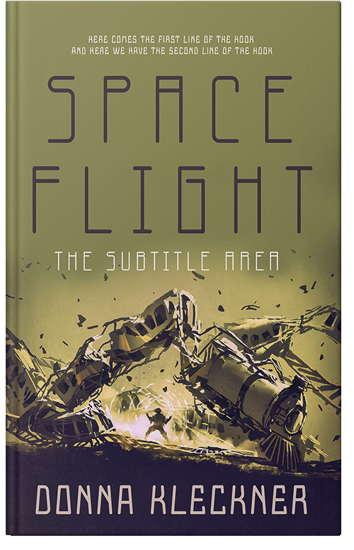 Front view of Premade Science Fiction Book Cover - Shadow