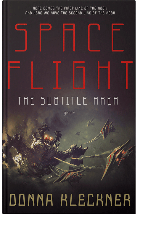 Front view of Cocoa Brown #13874 - Premade Science Fiction Book Cover