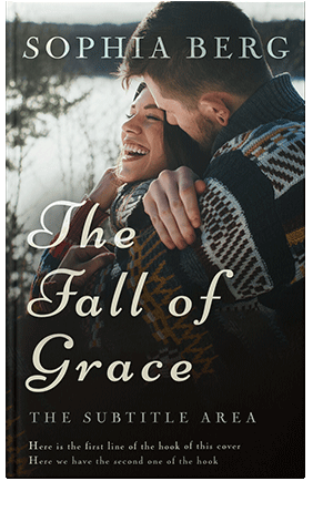 Pre Made Book Cover Swirl