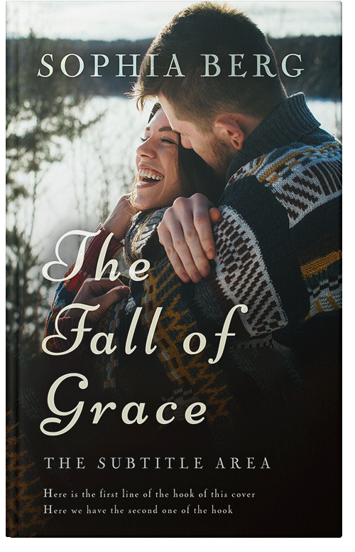 Front view of Swirl #13882 - Premade Romance Book Cover