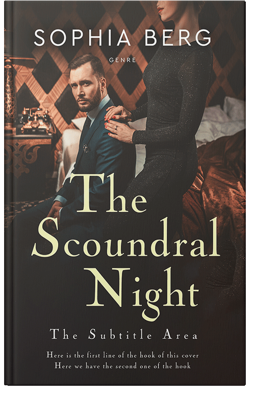 Front view of Dune #13884 - Premade Romance Book Cover