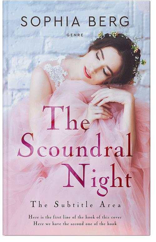 Front view of Premade Romance Book Cover - Mischka