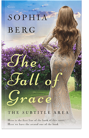 Pre Made Book Cover Swirl