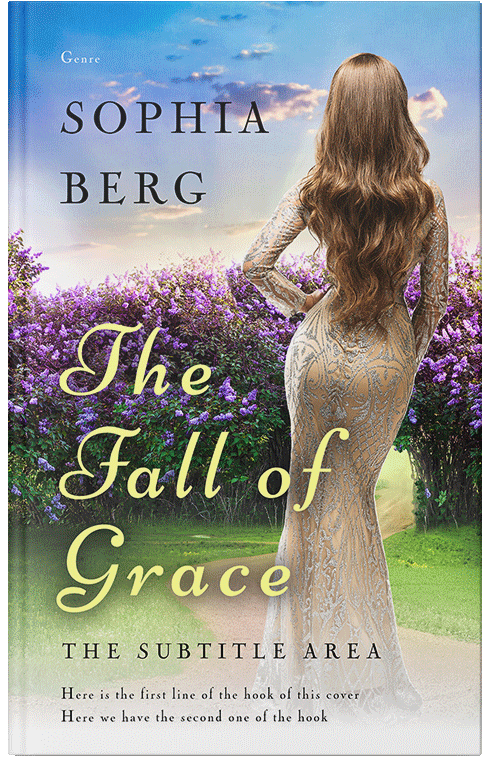 Front view of Swirl #13891 - Premade Romance Book Cover