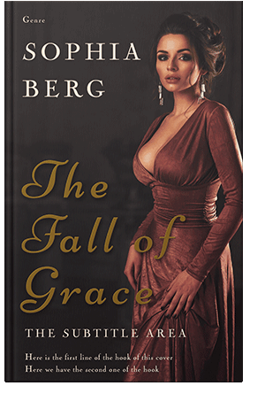 Pre Made Book Cover Cocoa Brown