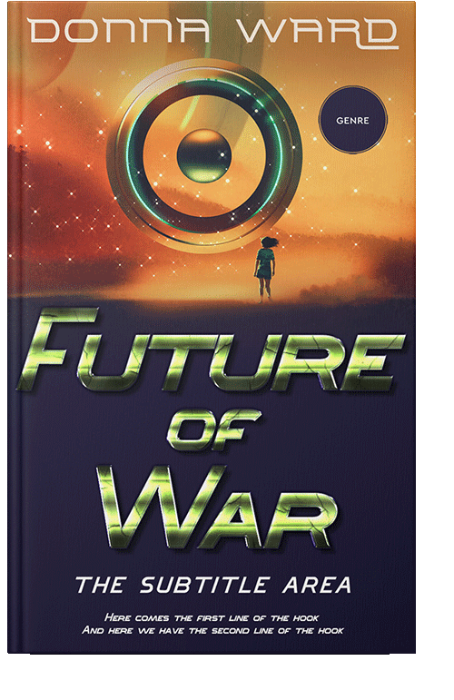 Front view of Di Serria #13903 - Premade Science Fiction Book Cover