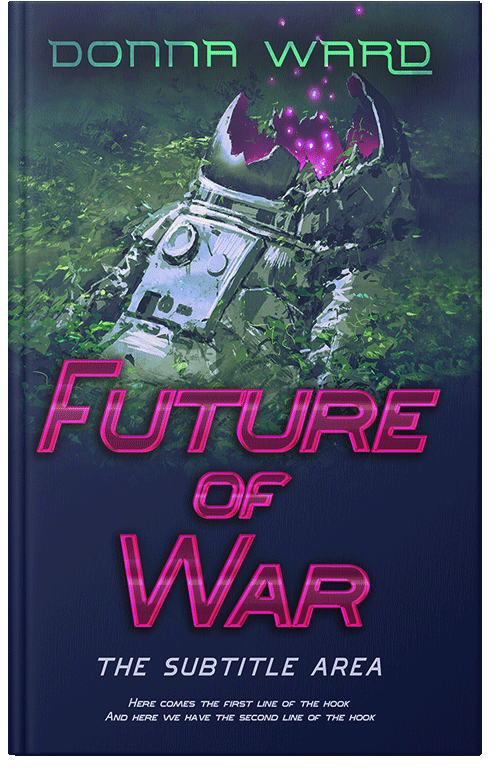 Front view of Premade Science Fiction Book Cover - Cloud Burst