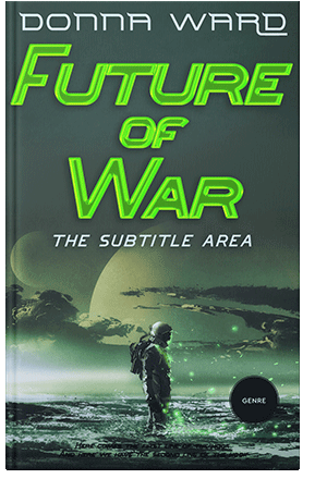 Pre Made Book Cover Outer Space