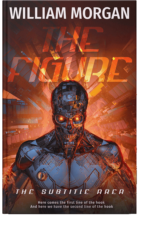 Front view of Cocoa Bean #13911 - Premade Science Fiction Book Cover