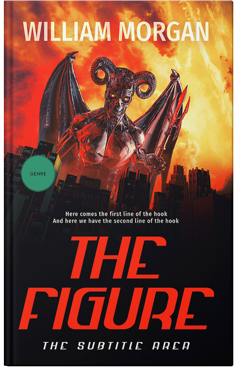 Front view of Premade Science Fiction Book Cover - Night Rider