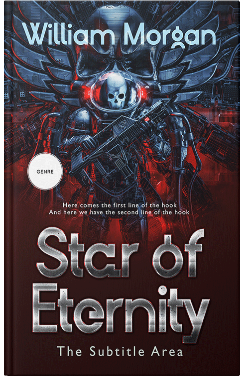 Front view of Gondola #13925 - Premade Apocalyptica Book Cover