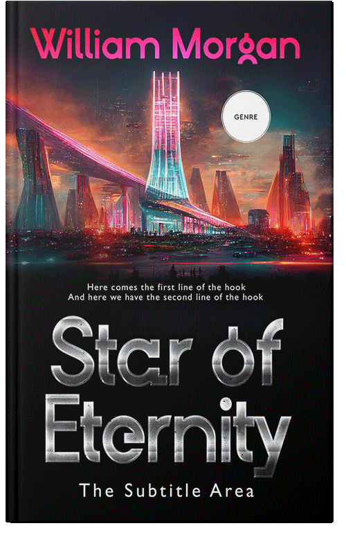 Front view of Thunder #13930 - Premade Science Fiction Book Cover