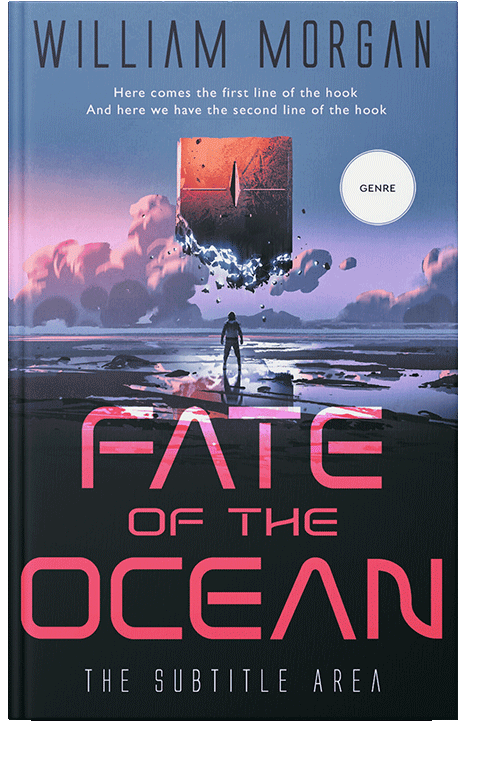 Front view of Mirage #13933 - Premade Science Fiction Book Cover