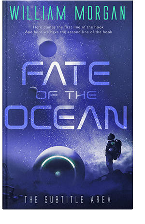 Pre Made Book Cover Chambray