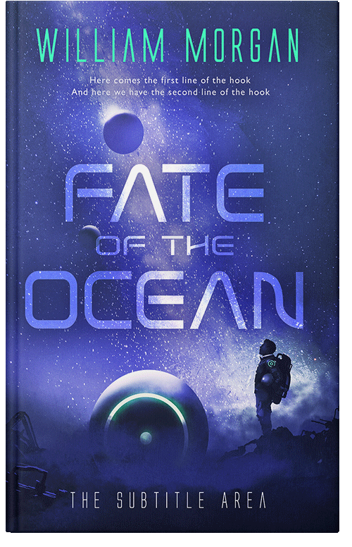 Front view of Premade Science Fiction Book Cover - Chambray